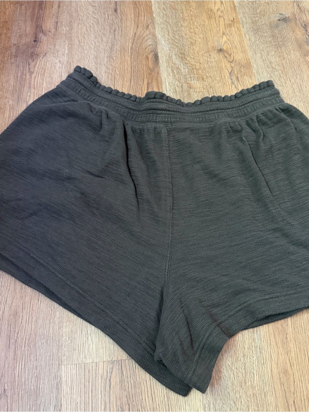Aerie Charcoal Black Drawstring Lounge Shorts - Picture 8 of 8